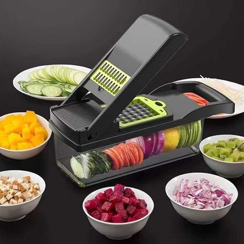16-in-1 Vegetable Cutter - Multifunctional Chopper & Mandoline Slicer