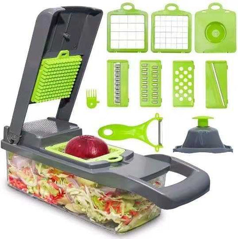 16-in-1 Vegetable Cutter - Multifunctional Chopper & Mandoline Slicer