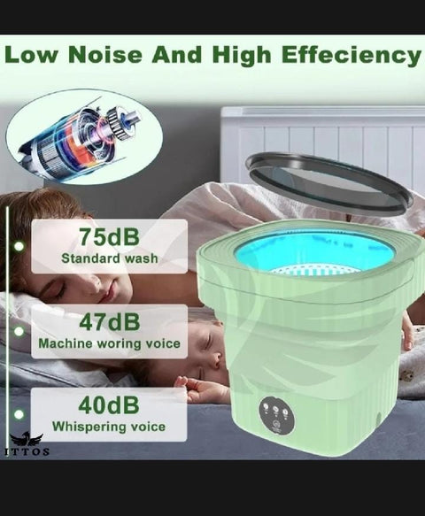 Portable Folding Washing Machine   Mini Washer For Travel
